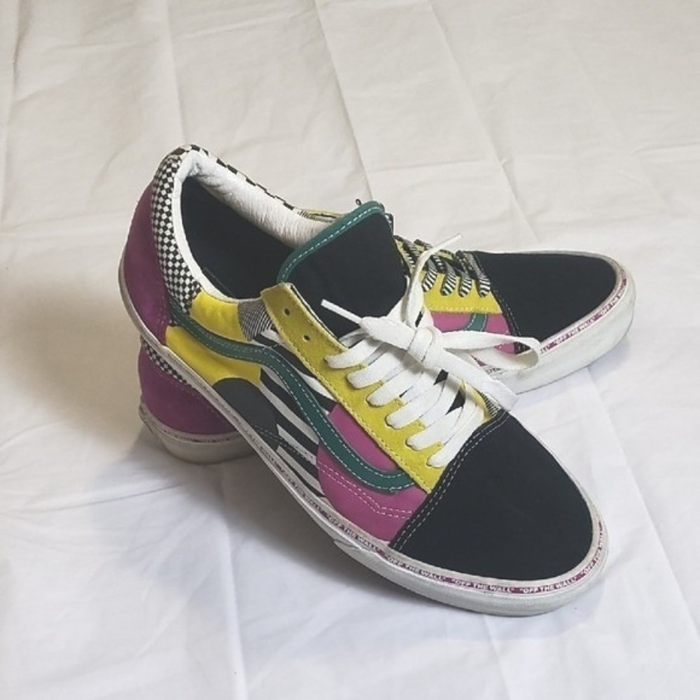 Vans Men's Multicolor Sneakers with Suede Accents‎ Size 12